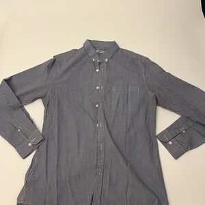 Topman Checkered Button Down Shirt